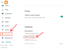 ব্লগারে কিভাবে কাস্টম ডোমেইন এড করবেন। Custom Domain Blogger